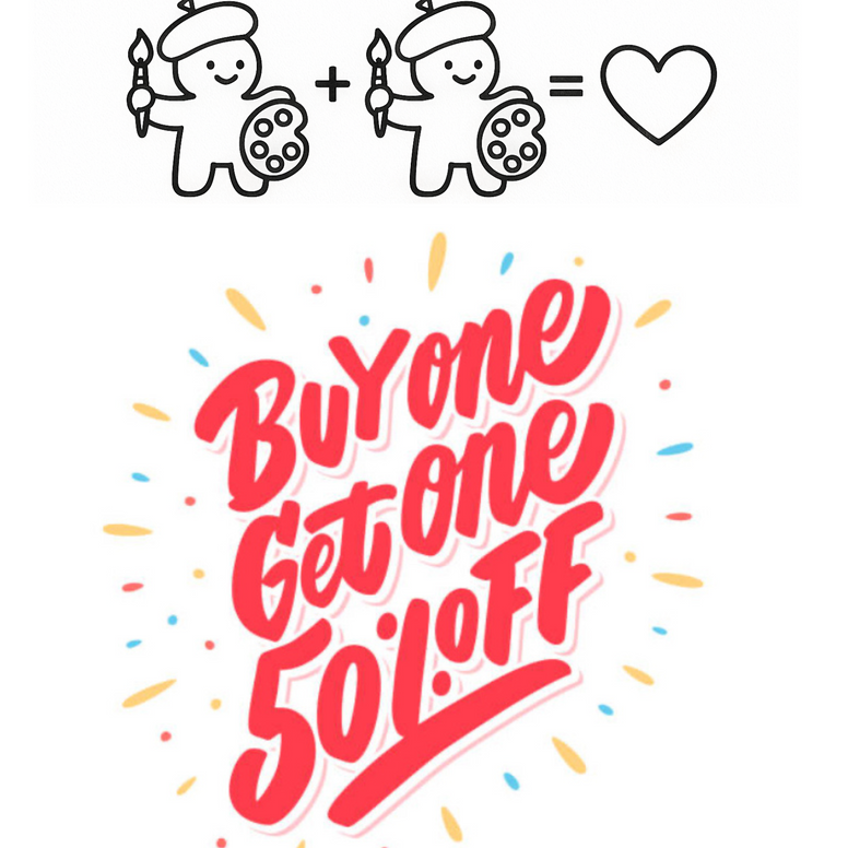 Promotional graphic for a paint night event with cartoon characters and text.