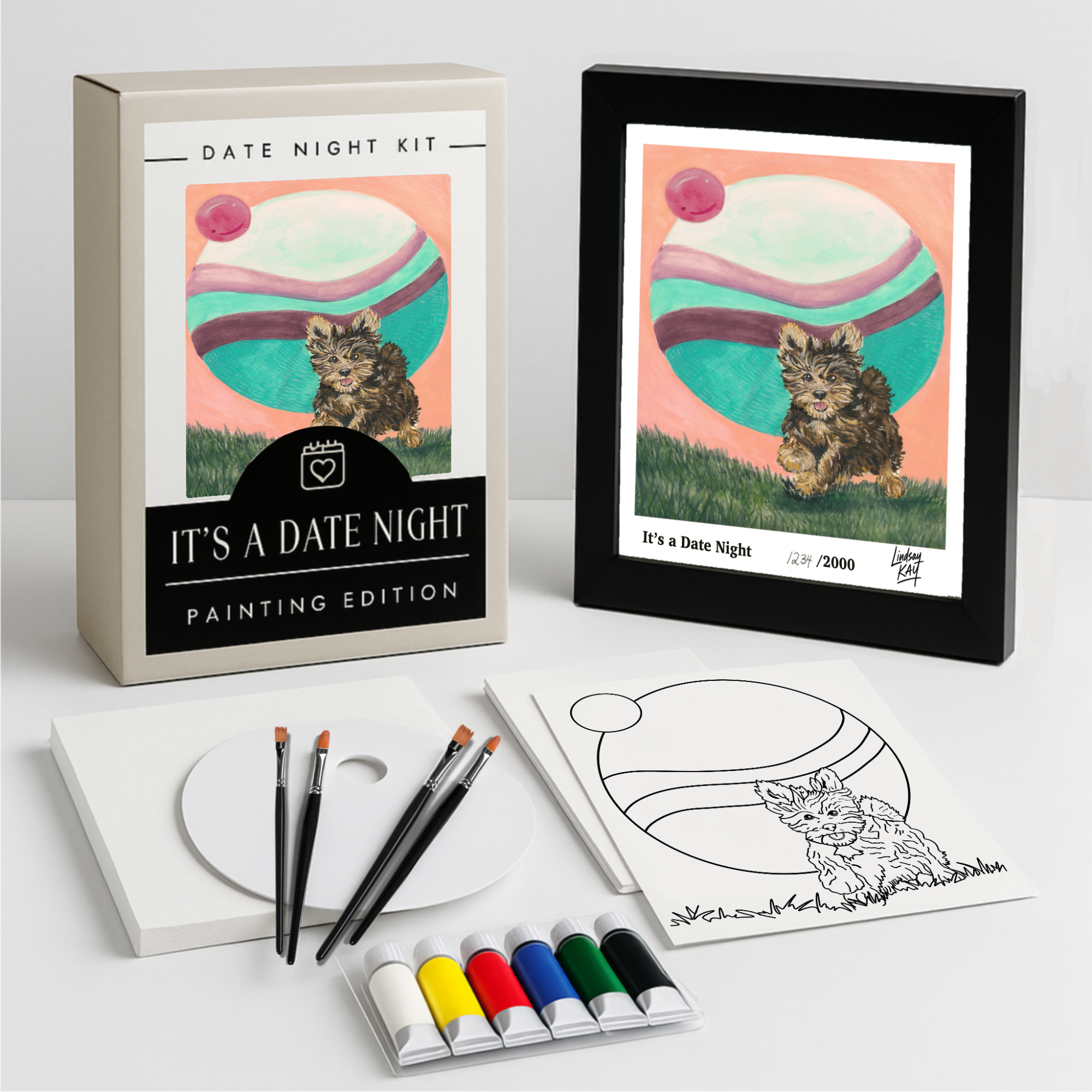 PUPPY LOVE PAINT NIGHT KIT